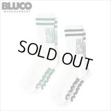 BLUCO ブルコ 2-PACK ソックス -BLOCK- WHITE/BLACK・WHITE/GREEN 