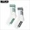 画像1: BLUCO ブルコ 2-PACK ソックス -BLOCK- WHITE/BLACK・WHITE/GREEN  (1)