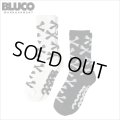 BLUCO ブルコ 2-PACK ソックス -BONE- BLACK・WHITE