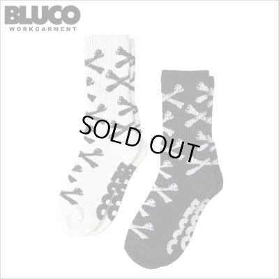 画像1: BLUCO ブルコ 2-PACK ソックス -BONE- BLACK・WHITE