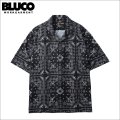 【送料無料】BLUCO ブルコ オープンカラーシャツ -BANDANA- BLACK