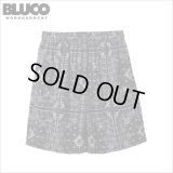 【送料無料】BLUCO ブルコ イージーショーツ -BANDANA- BLACK