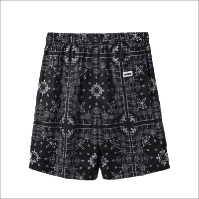 画像2: 【送料無料】BLUCO ブルコ イージーショーツ -BANDANA- BLACK