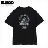 BLUCO×FELIX プリントTシャツ World Wide BLACK