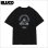 画像1: BLUCO×FELIX プリントTシャツ World Wide BLACK (1)
