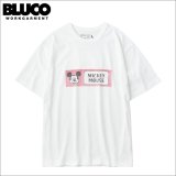 BLUCO×DISNEY プリントTシャツ MICKEY MOUSE WHITE