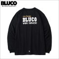 BLUCO ブルコ ポケット L/S TEE -BOLT- BLACK