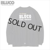 BLUCO ブルコ ポケット L/S TEE -BOLT- BLACK