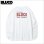 画像1: BLUCO ブルコ ポケット L/S TEE -BOLT- WHITE (1)