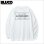 画像1: BLUCO ブルコ ポケット L/S TEE -TICKET- WHITE (1)