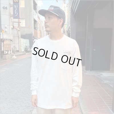 画像2: BLUCO ブルコ ポケット L/S TEE -TICKET- WHITE