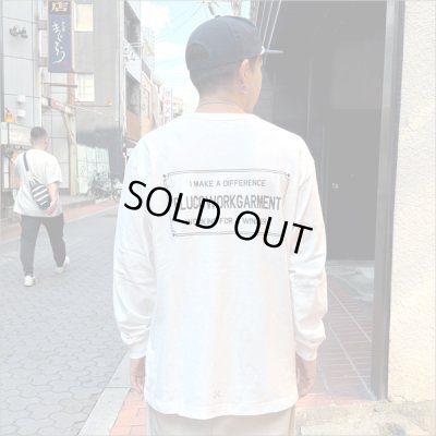 画像3: BLUCO ブルコ ポケット L/S TEE -TICKET- WHITE