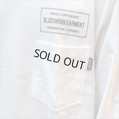画像4: BLUCO ブルコ ポケット L/S TEE -TICKET- WHITE