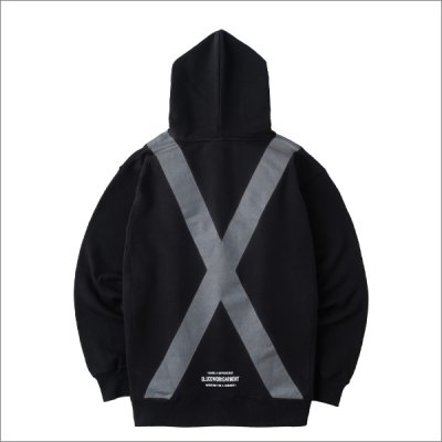 画像2: 【送料無料】BLUCO ブルコ スウェットフーディー -ATTENTION- BLACK