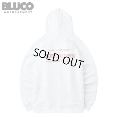 画像1: 【送料無料】BLUCO ブルコ スウェットフーディー -TICKET- ASH