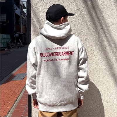 画像3: 【送料無料】BLUCO ブルコ スウェットフーディー -TICKET- ASH