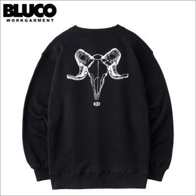 画像1: 【送料無料】スウェットシャツ -BONES- BLACK