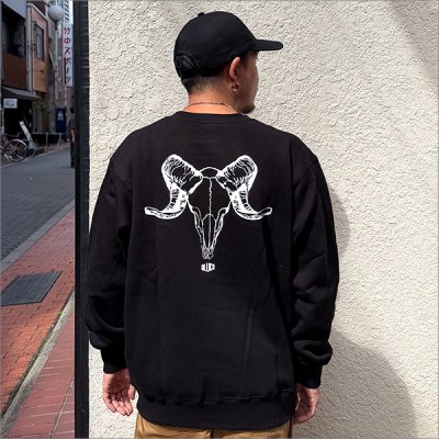 画像3: 【送料無料】スウェットシャツ -BONES- BLACK