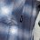 画像4: 【送料無料】BLUCO ブルコ プリントフランネルチェックシャツ -OMBRE- NAVY (4)