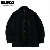 【送料無料】BLUCO ブルコ ジャパンデニム ライニングカバーオール BLACK ONE WASH