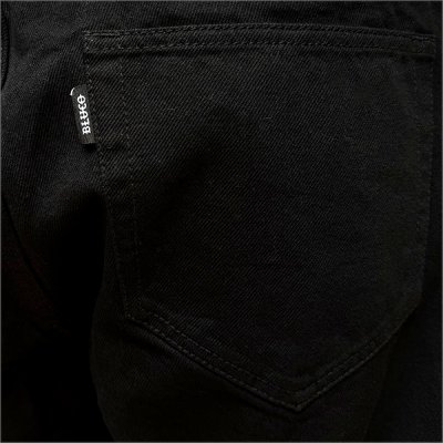 画像4: 【送料無料】BLUCO ブルコ ジャパンデニム イージーカウボーイパンツ BLACK ONE WASH