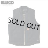 【送料無料】BLUCO ブルコ リブカラー ダックベスト BLACK