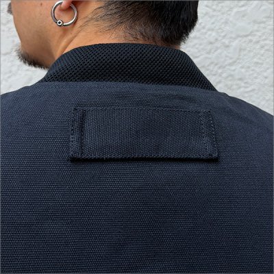 画像5: 【送料無料】BLUCO ブルコ リブカラー ダックベスト BLACK
