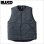 画像1: 【送料無料】BLUCO ブルコ ナイロンリップ キルティングベスト GRAY (1)