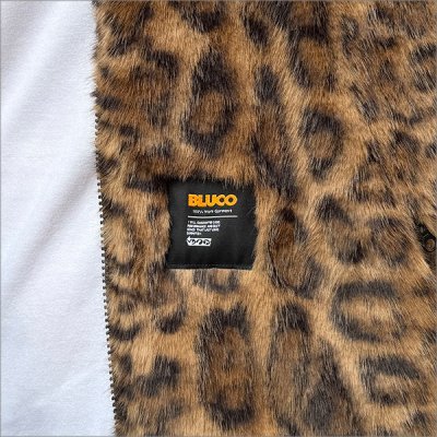 画像7: 【送料無料】BLUCO ブルコ リバーシブルファーベスト LEOPARD/BLACK