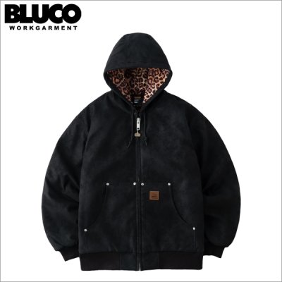 画像1: 【送料無料】BLUCO×PANTYDROPPER  シンセティックレザー アクティブジャケット BLACK