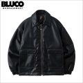 【送料無料】BLUCO ブルコ シンセティックレザー ボンバージャケット BLACK