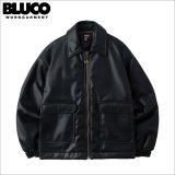 【送料無料】BLUCO ブルコ シンセティックレザー ボンバージャケット BLACK