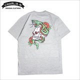 【20%OFF】CharlieB チャーリービー Skull & Snake Tシャツ GRAY