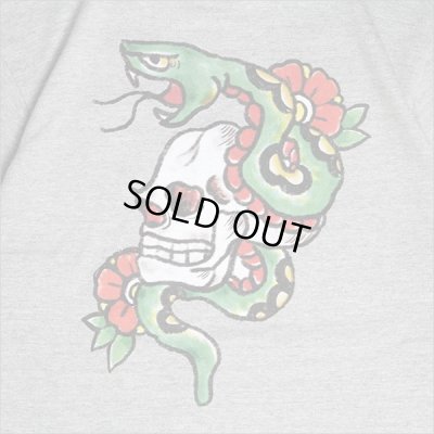 画像4: 【50％OFF】CharlieB チャーリービー Skull & Snake Tシャツ GRAY