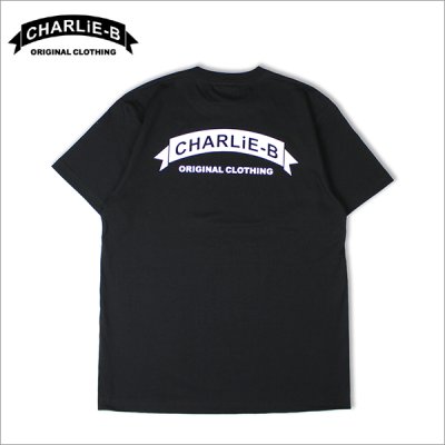 画像1:  CharlieB チャーリービー Arch Tシャツ BLACK