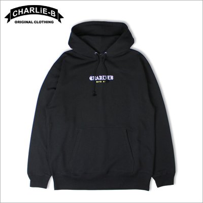 画像1: 【40％OFF】【送料無料】CharlieB チャーリービー BLKLT P/Oパーカー BLACK