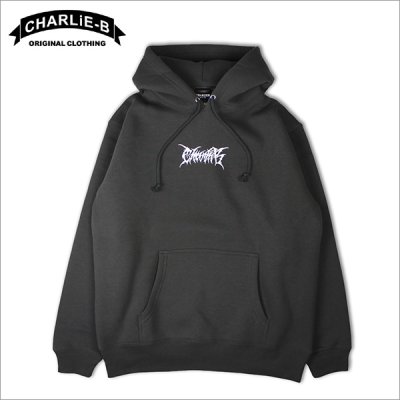 画像1: 【40％OFF】【送料無料】CharlieB チャーリービー DM Logo P/Oパーカー SUMI