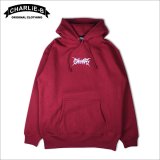 【40％OFF】【送料無料】CharlieB チャーリービー DM Logo P/Oパーカー BURGUNDY