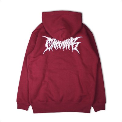 画像2: 【40％OFF】【送料無料】CharlieB チャーリービー DM Logo P/Oパーカー BURGUNDY