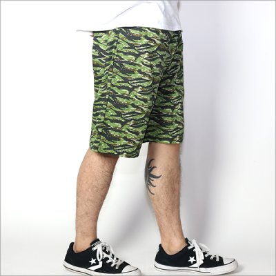 画像3: COOKMAN クックマン Chef ショーツ Ripstop Tiger Camo GREEN
