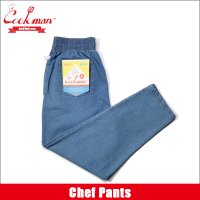 【送料無料】COOKMAN クックマン Chef パンツ DENIM L.BLUE