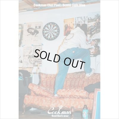 画像5: 【送料無料】COOKMAN クックマン Chef パンツ DENIM L.BLUE