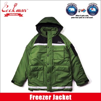 画像1: 【送料無料】COOKMAN クックマン Freezer JKT OLIVE