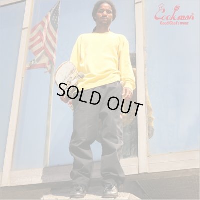 画像6: 【送料無料】COOKMAN クックマン Semiwide Chef パンツ Front Pocket Duck Canvas BLACK