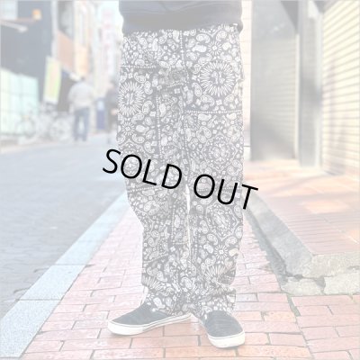 画像2: 【送料無料】COOKMAN クックマン Semiwide Chef パンツ Paisley BLACK