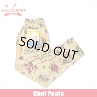【送料無料】COOKMAN クックマン Chef パンツ Old Tattoo BEIGE