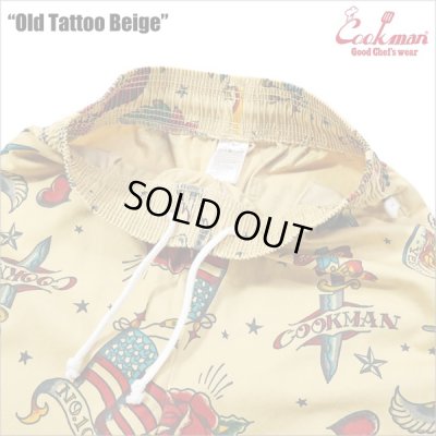 画像3: COOKMAN クックマン Chef ショーツ Old Tattoo BEIGE