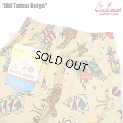 画像4: COOKMAN クックマン Chef ショーツ Old Tattoo BEIGE