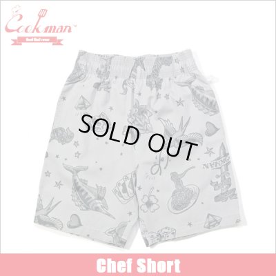 画像1: COOKMAN クックマン Chef ショーツ Old Tattoo GRAY