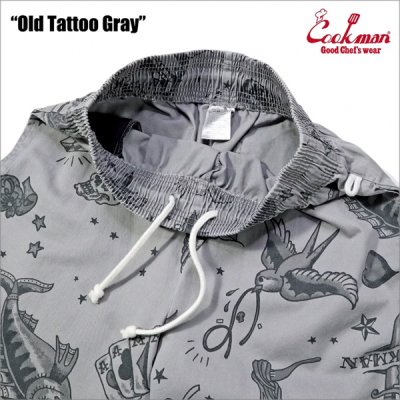 画像3: COOKMAN クックマン Chef ショーツ Old Tattoo GRAY